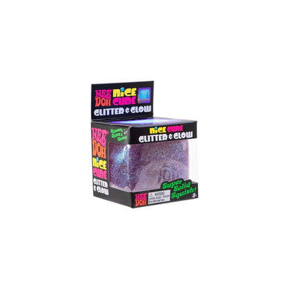 NeeDoh Nice Cube Glitter & Glow - Beanie Games