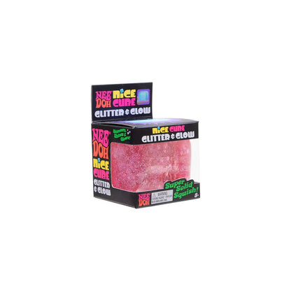 NeeDoh Nice Cube Glitter & Glow - Beanie Games