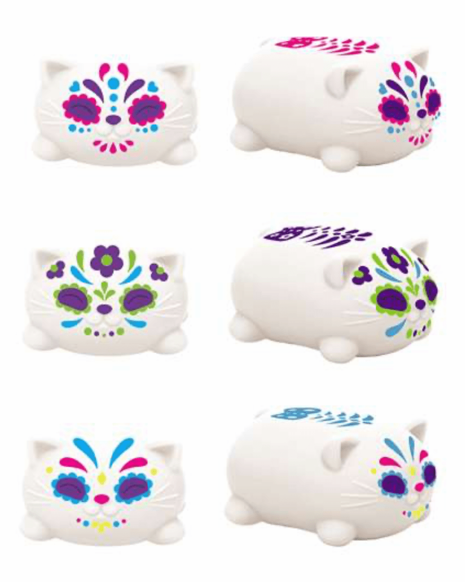 NeeDoh Sugar Skull Cats - Beanie Games