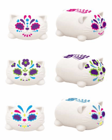 NeeDoh Sugar Skull Cats - Beanie Games