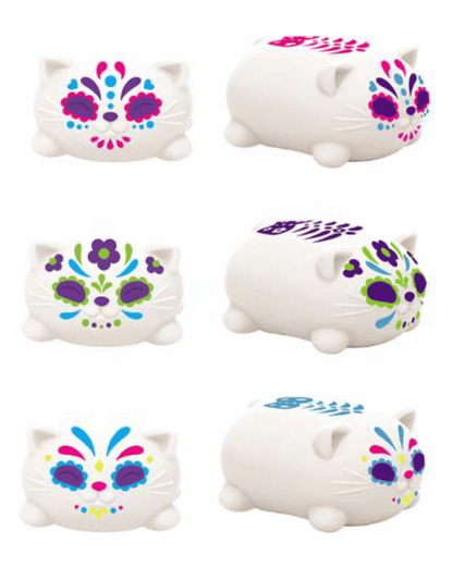 NeeDoh Sugar Skull Cats - Beanie Games