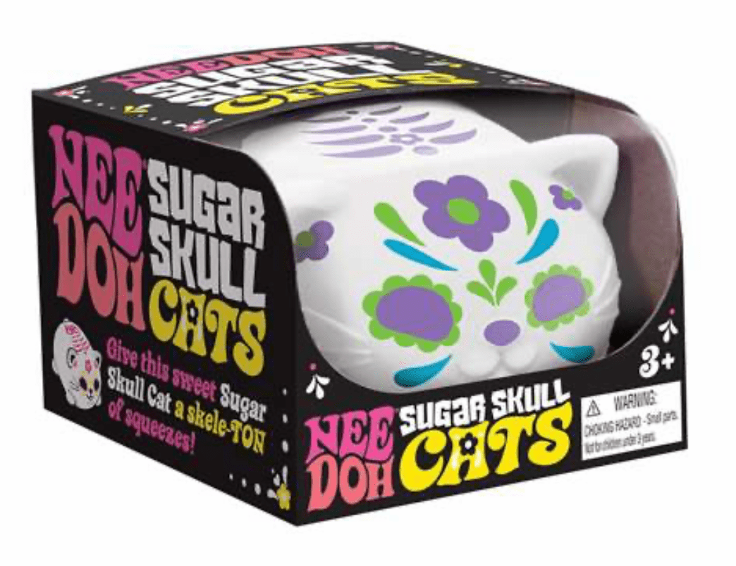 NeeDoh Sugar Skull Cats - Beanie Games