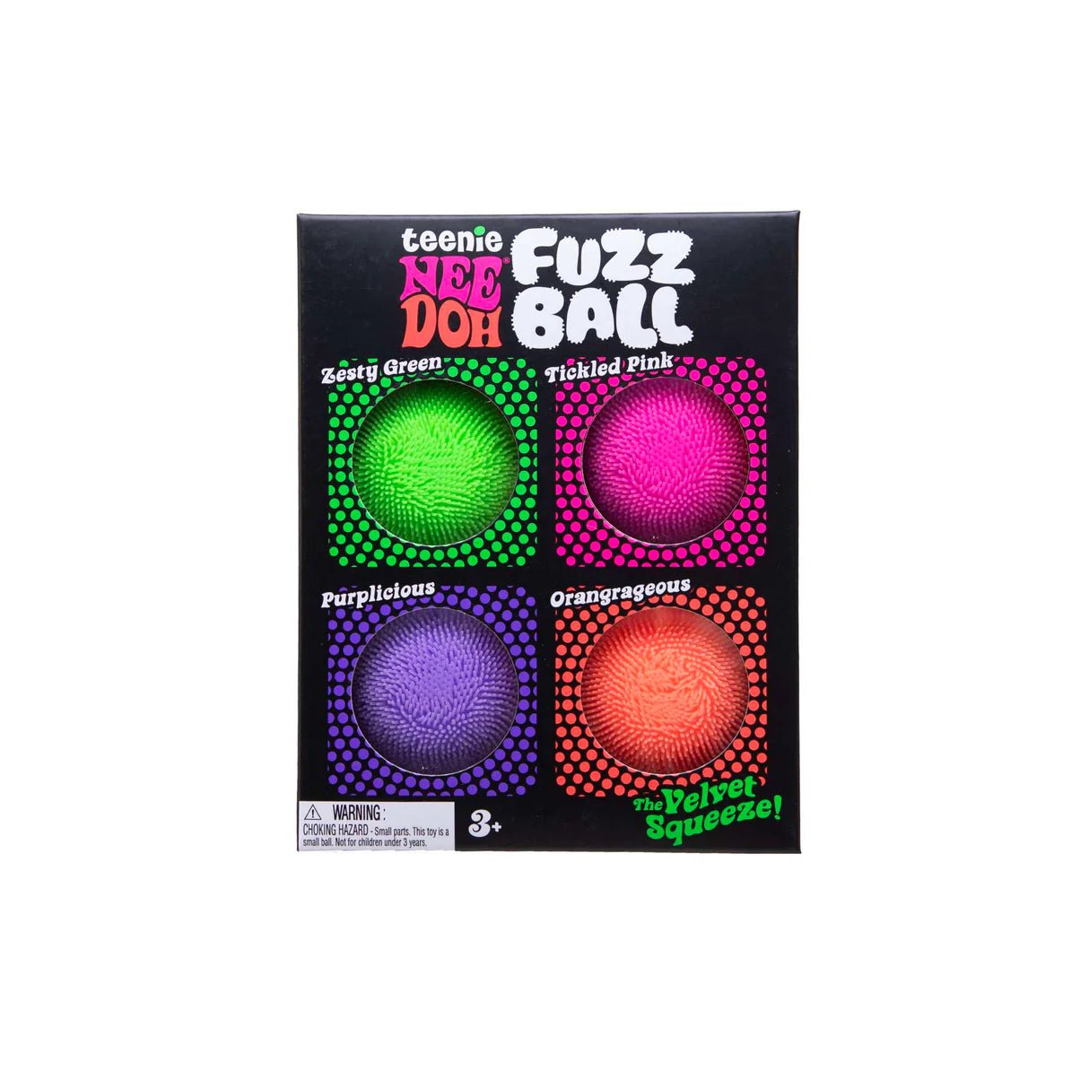 NeeDoh Teenie Fuzz Ball Multipack (4 inside) - Beanie Games