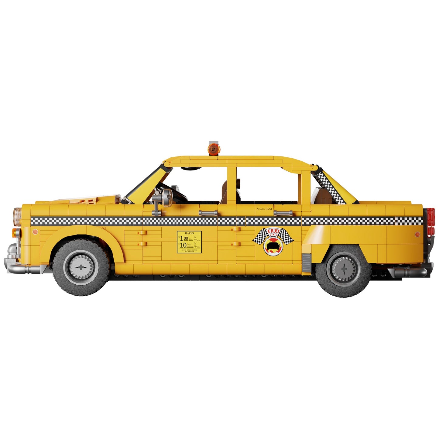 New York Yellow Taxi Cab - 1601 pcs - Beanie Games