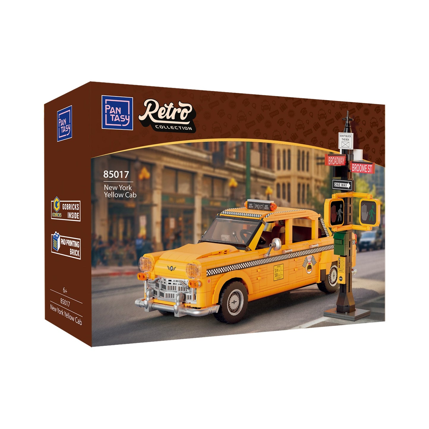 New York Yellow Taxi Cab - 1601 pcs - Beanie Games