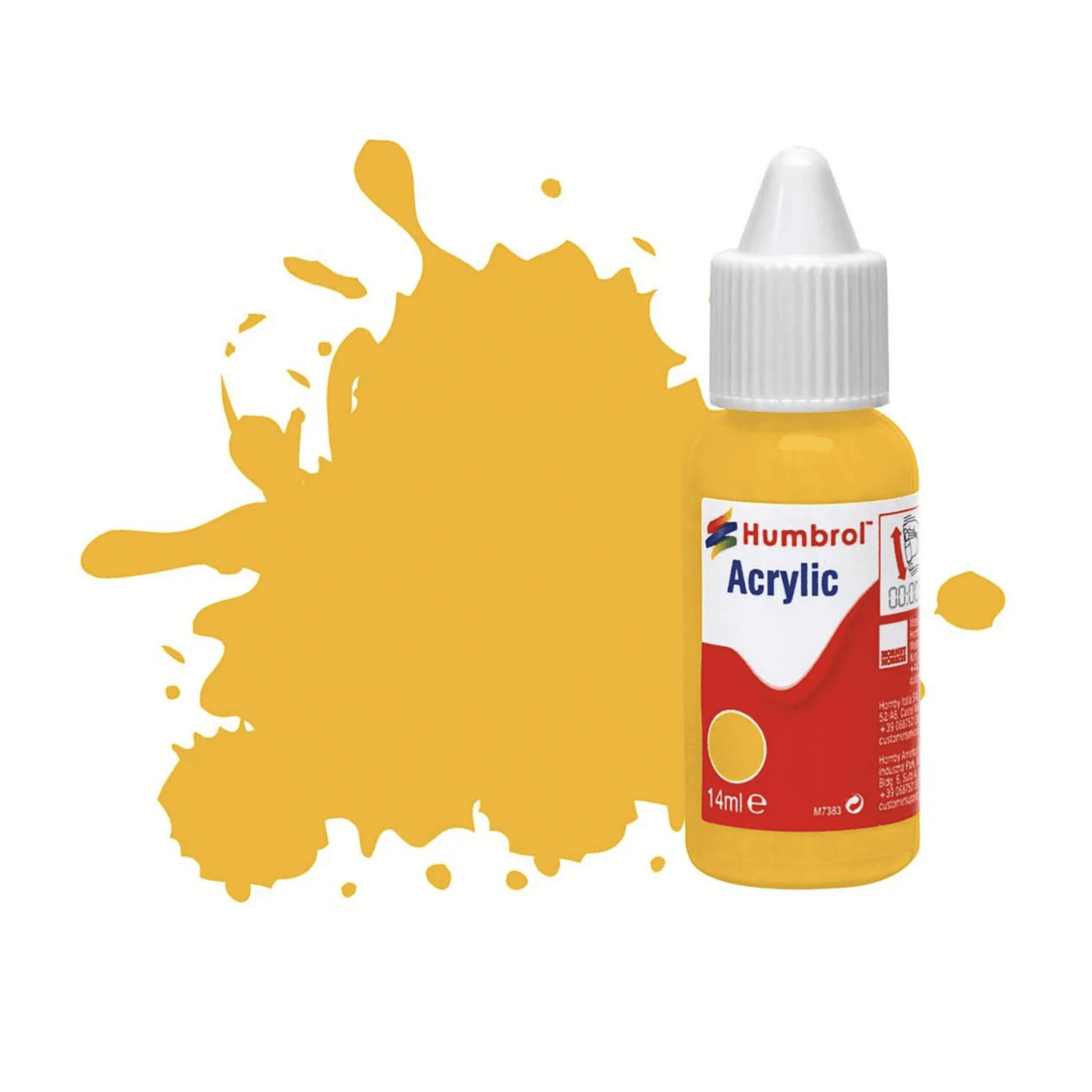 No 154 Insignia Yellow - Matt Acrylic - Beanie Games