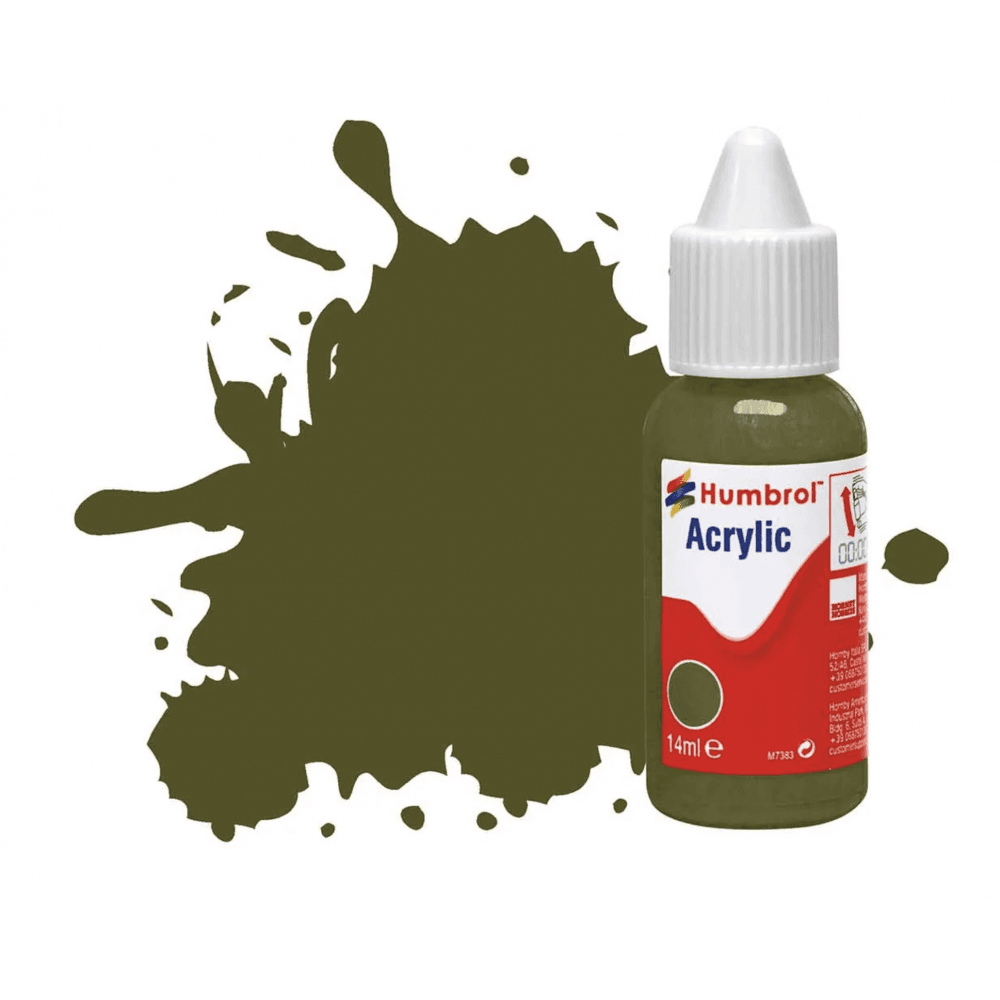 No 155 Matt Olive Drab - Matt Acrylic - Beanie Games