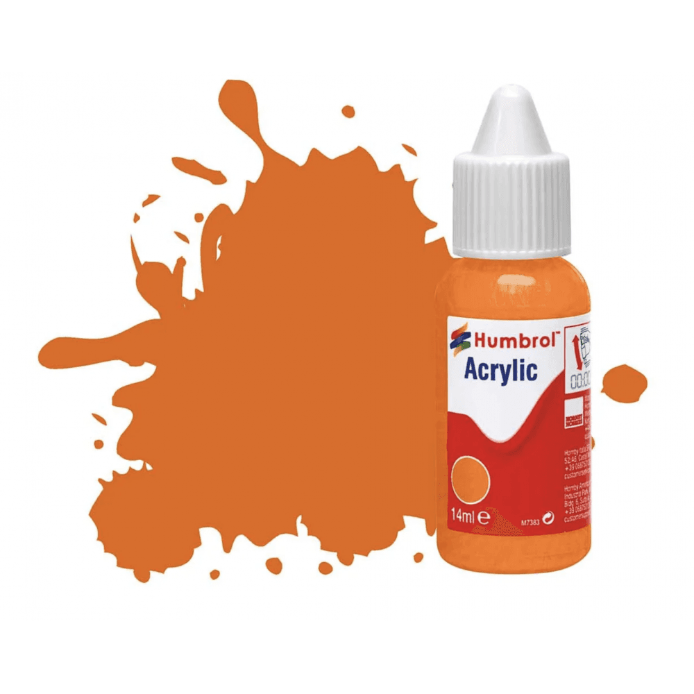 No 18 Orange - Gloss Acrylic - Beanie Games