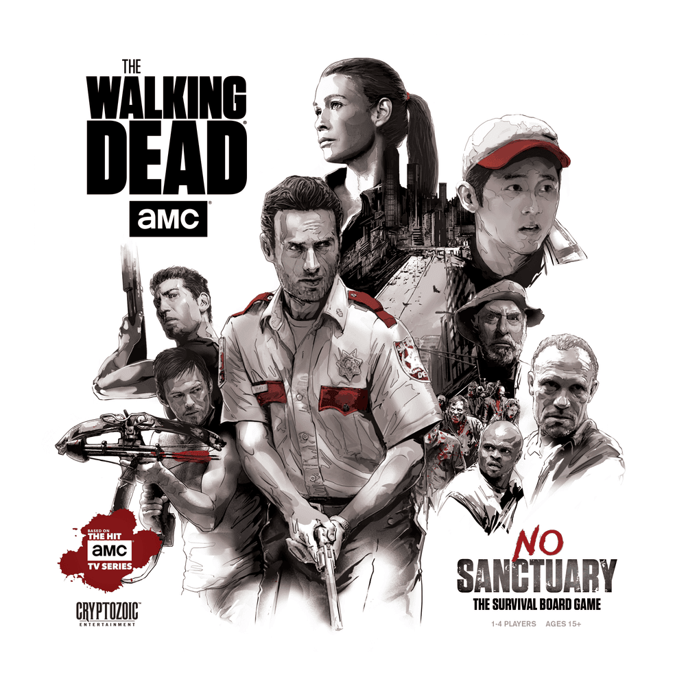 No Sanctuary The Walking Dead Board Game - Beanie Games