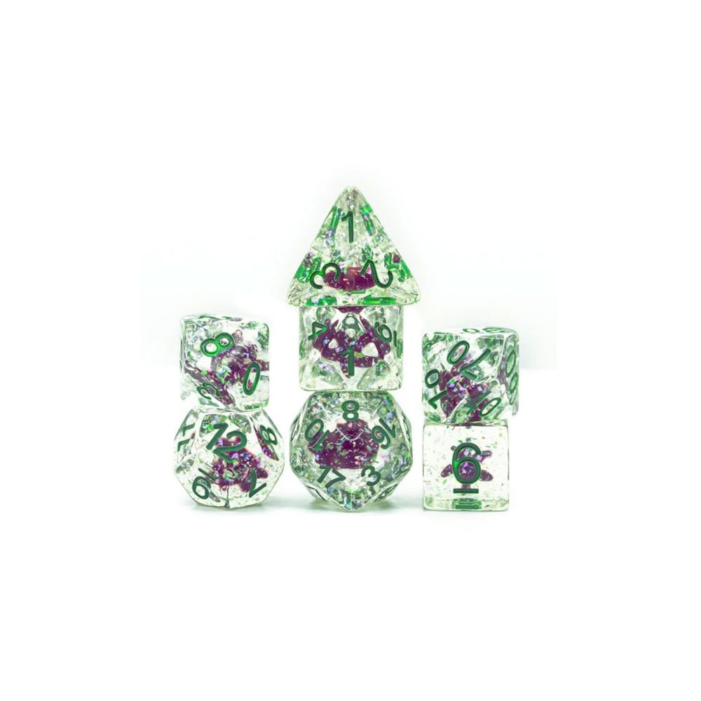 Ocean Sparkle Starfish RPG Dice Set - Beanie Games