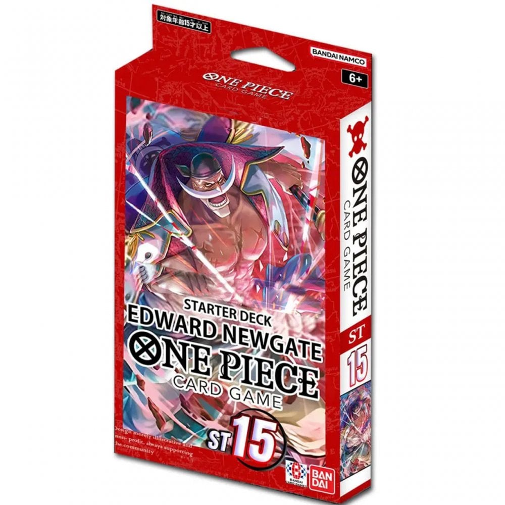 One Piece Card Game: Starter Deck - Red Edward.Newgate (ST - 15) - Beanie Games