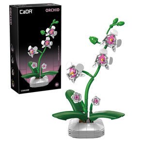 Orchid Building Block Planter - 237 pcs - Beanie Games