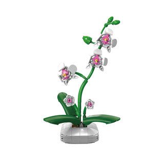 Orchid Building Block Planter - 237 pcs - Beanie Games