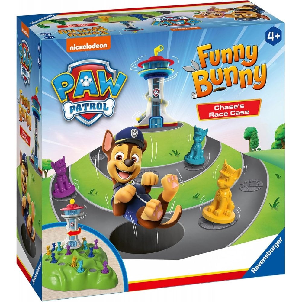 Paw Patrol Funny Bunny - Chase's Race Case - Beanie Games