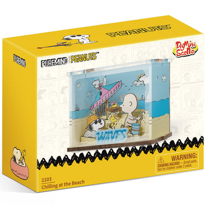 Peanuts™ Snoopy & Charlie Brown Chilling at the Beach - Beanie Games