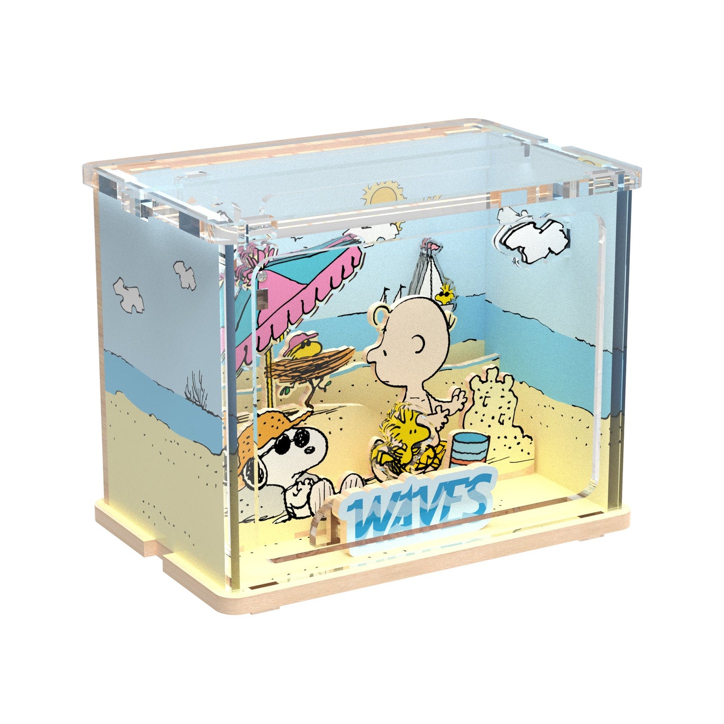 Peanuts™ Snoopy & Charlie Brown Chilling at the Beach - Beanie Games