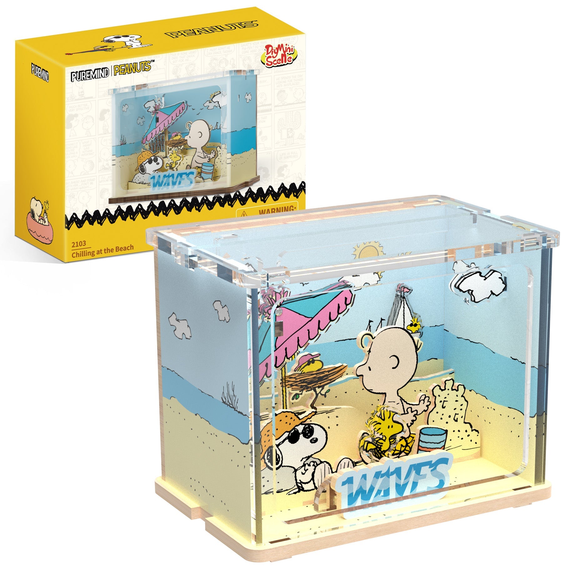 Peanuts™ Snoopy & Charlie Brown Chilling at the Beach - Beanie Games