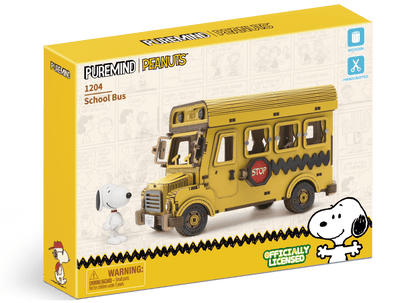 Peanuts™ Snoopy Yellow School Bus - Beanie Games