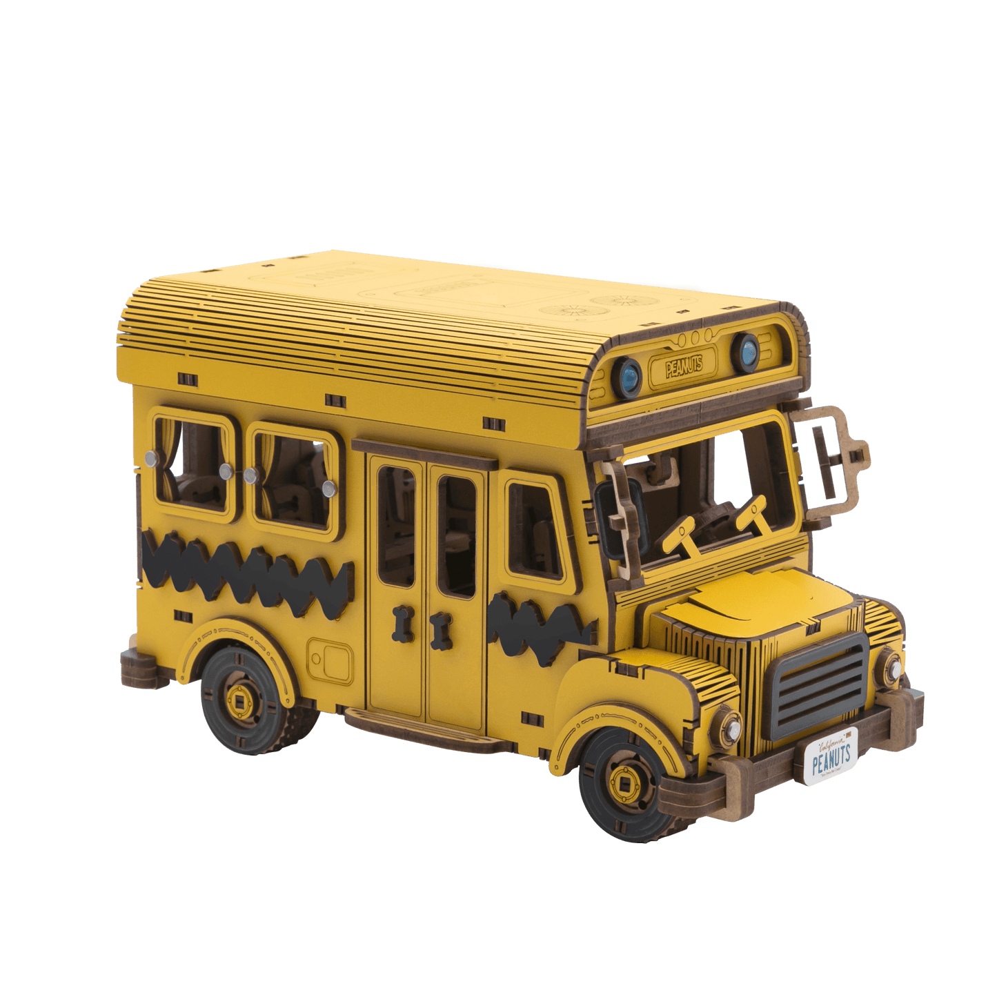 Peanuts™ Snoopy Yellow School Bus - Beanie Games