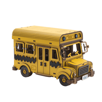 Peanuts™ Snoopy Yellow School Bus - Beanie Games