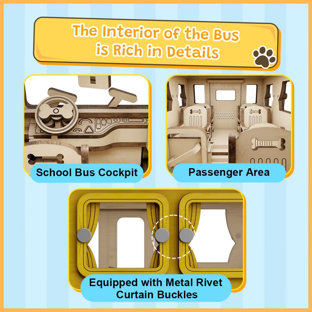 Peanuts™ Snoopy Yellow School Bus - Beanie Games