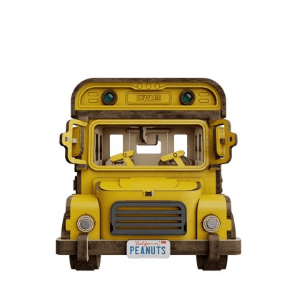 Peanuts™ Snoopy Yellow School Bus - Beanie Games