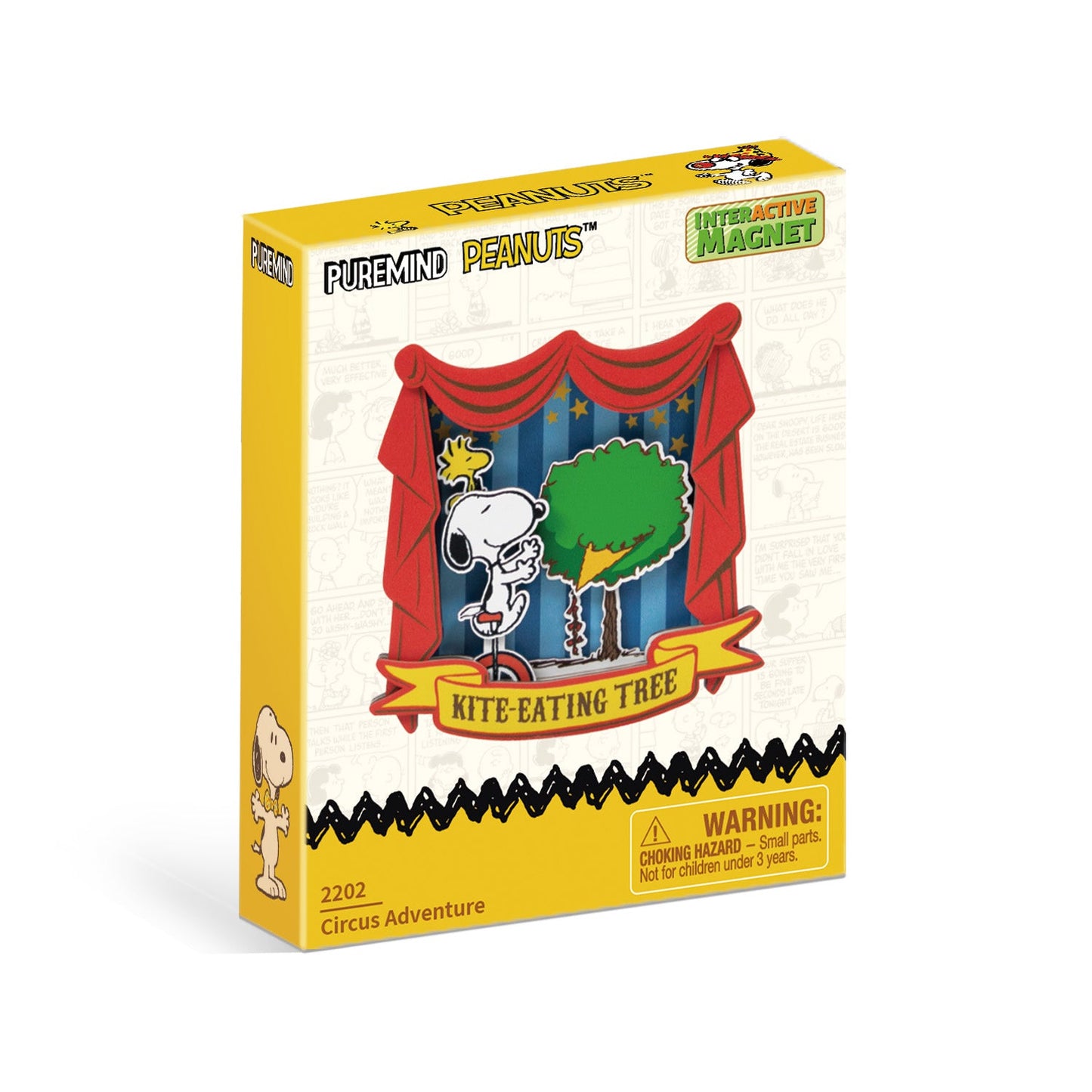 Peanuts™ Snoopy's Circus Adventure Wooden Magnet - Beanie Games