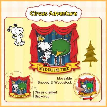 Peanuts™ Snoopy's Circus Adventure Wooden Magnet - Beanie Games