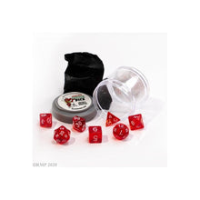 Pizza Dungeon Dice: 'Lucky' Dice - Clear Red - Beanie Games