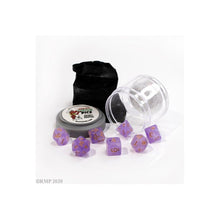 Pizza Dungeon Dice: 'Lucky' Dice - Gem Purple - Beanie Games