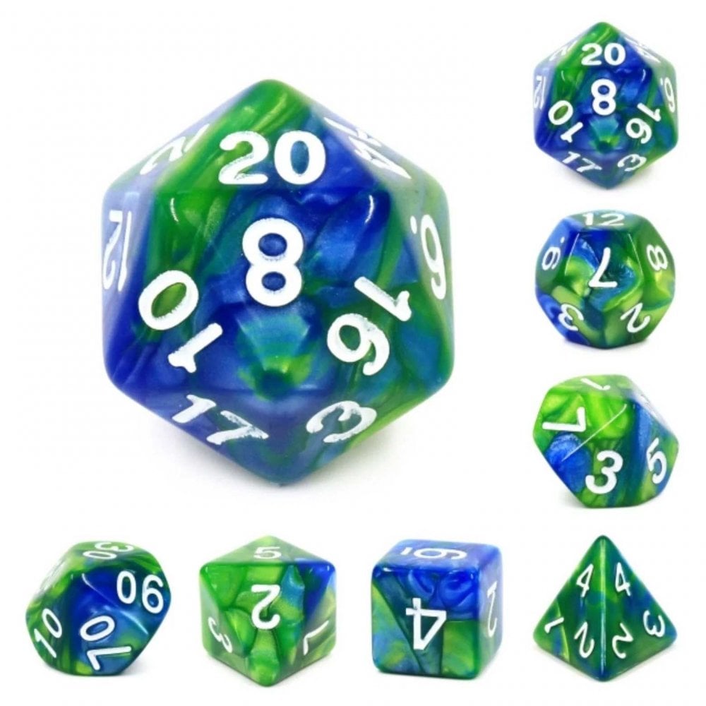 Planet Earth RPG Dice Set - Beanie Games