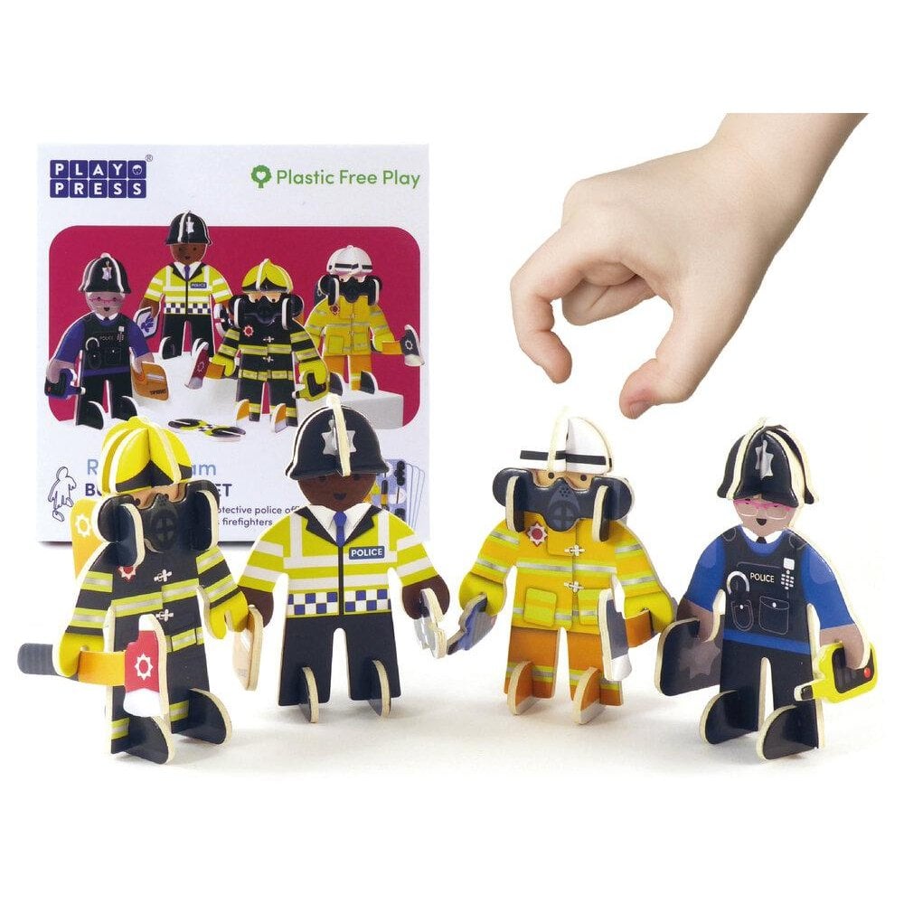 Play Press: Rescue Team Character Set - Beanie Games