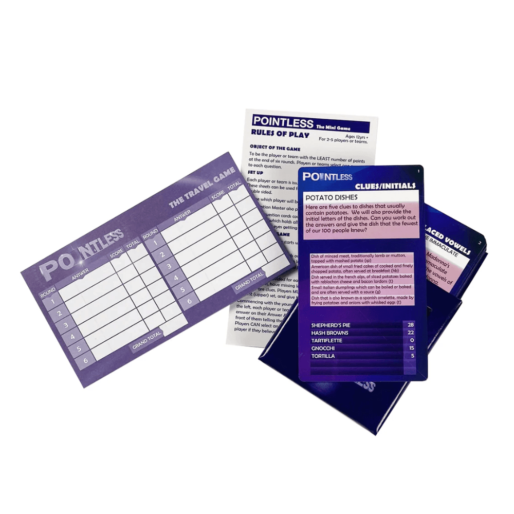 Pointless - The Mini Game - Beanie Games
