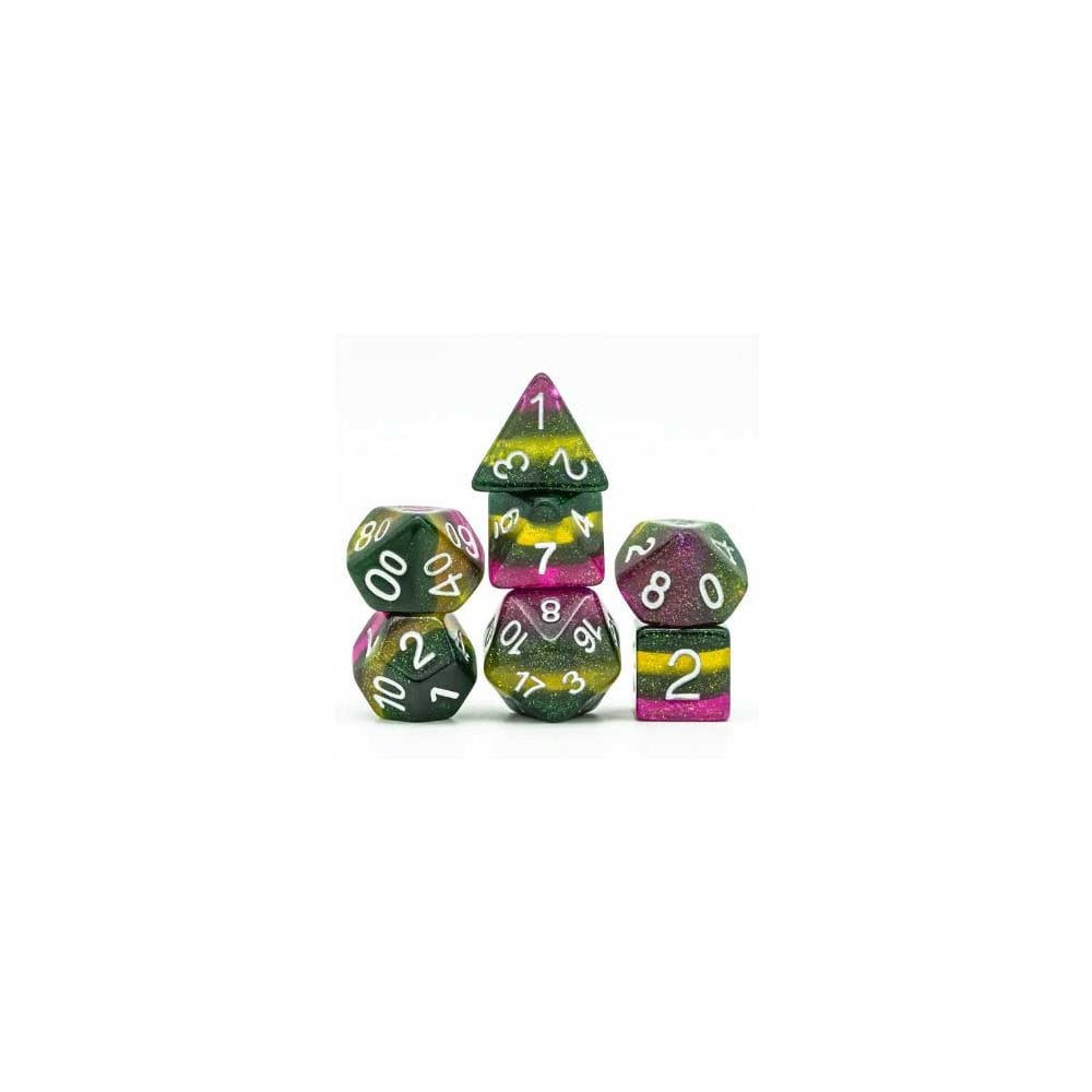 Poison Swamp RPG Dice Set - Beanie Games