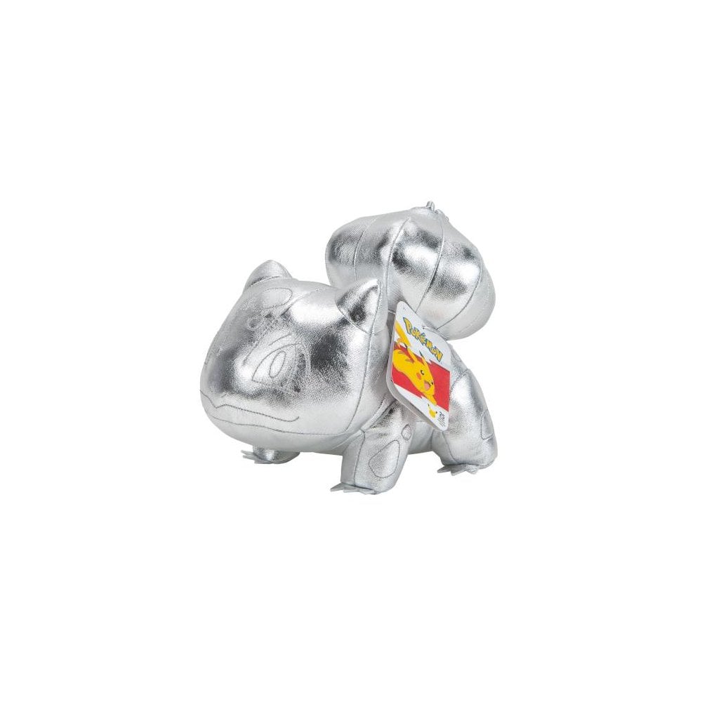 Pokemon - 25th Celebration - 8 Inch Silver Bulbasaur Plush - Beanie Games