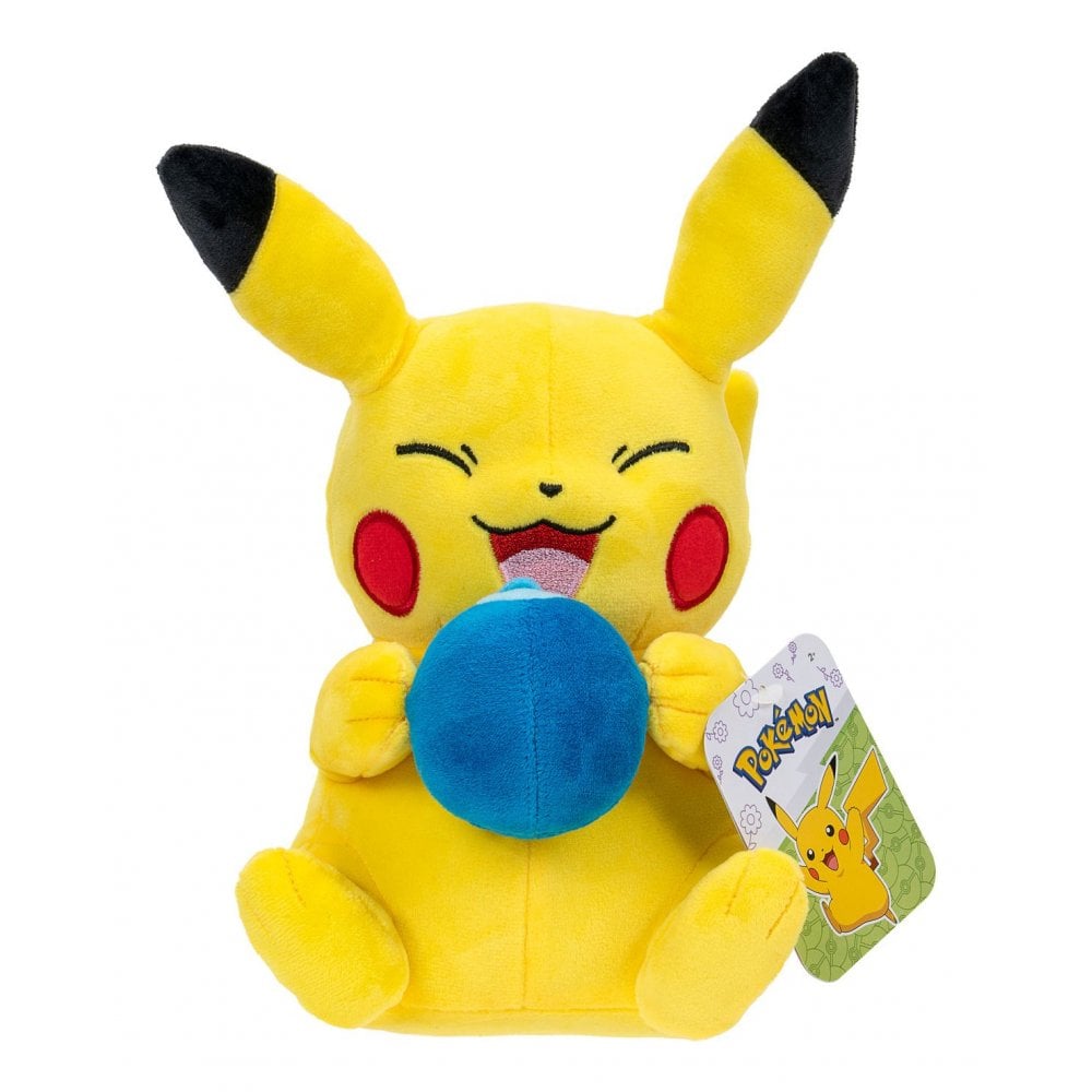 Pokemon 8" Seasonal Plush Pikachu with Oran Berry - Beanie Games