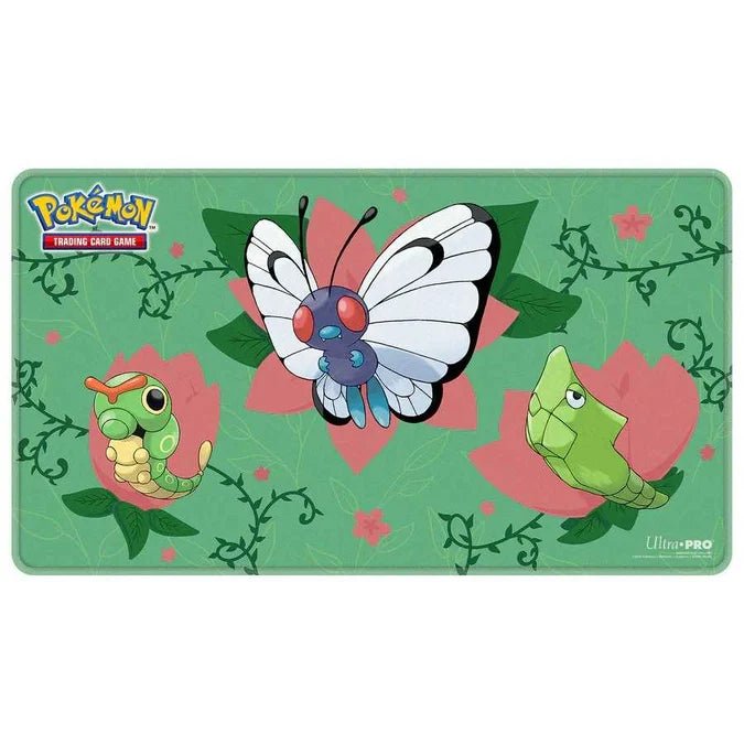 Pokémon Caterpie Evolutions Stitched Playmat - Beanie Games