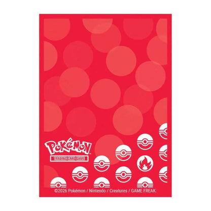 Pokémon Energy Deck Protector Sleeves - Fire Type (65ct) - Beanie Games