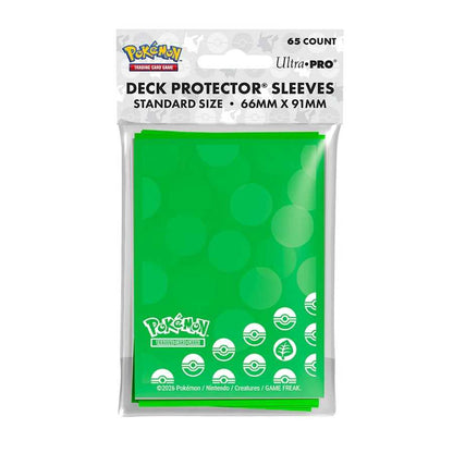 Pokémon Energy Deck Protector Sleeves - Grass Type (65ct) - Beanie Games