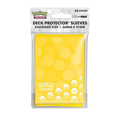Pokémon Energy Deck Protector Sleeves - Lightning Type (65ct) - Beanie Games