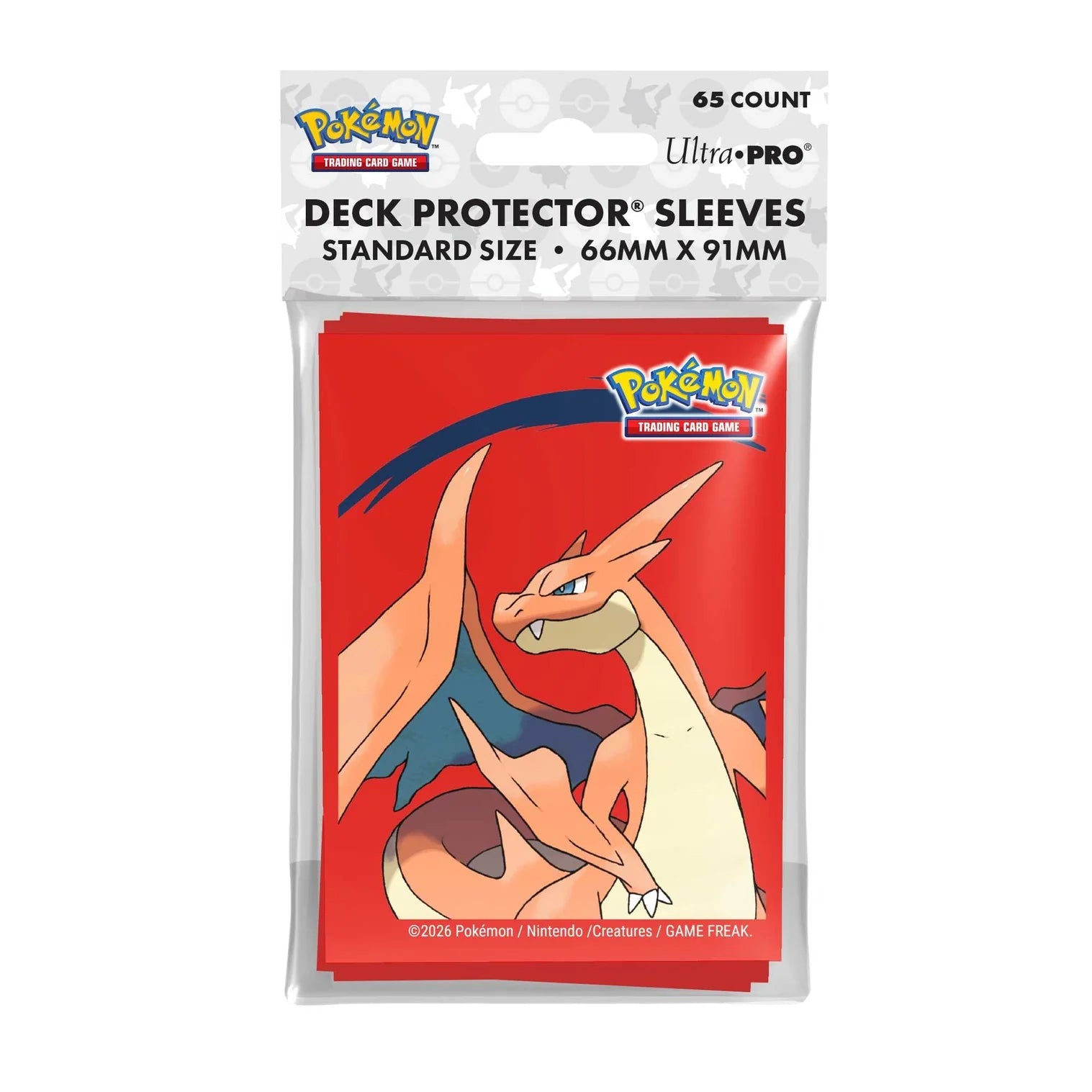 Pokémon: Mega Charizard Y 65ct Deck Protectors Sleeves - Beanie Games