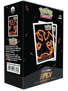 Pokemon Neon Kanto Apex Deck Protector Sleeves - Charizard (105ct) - Beanie Games