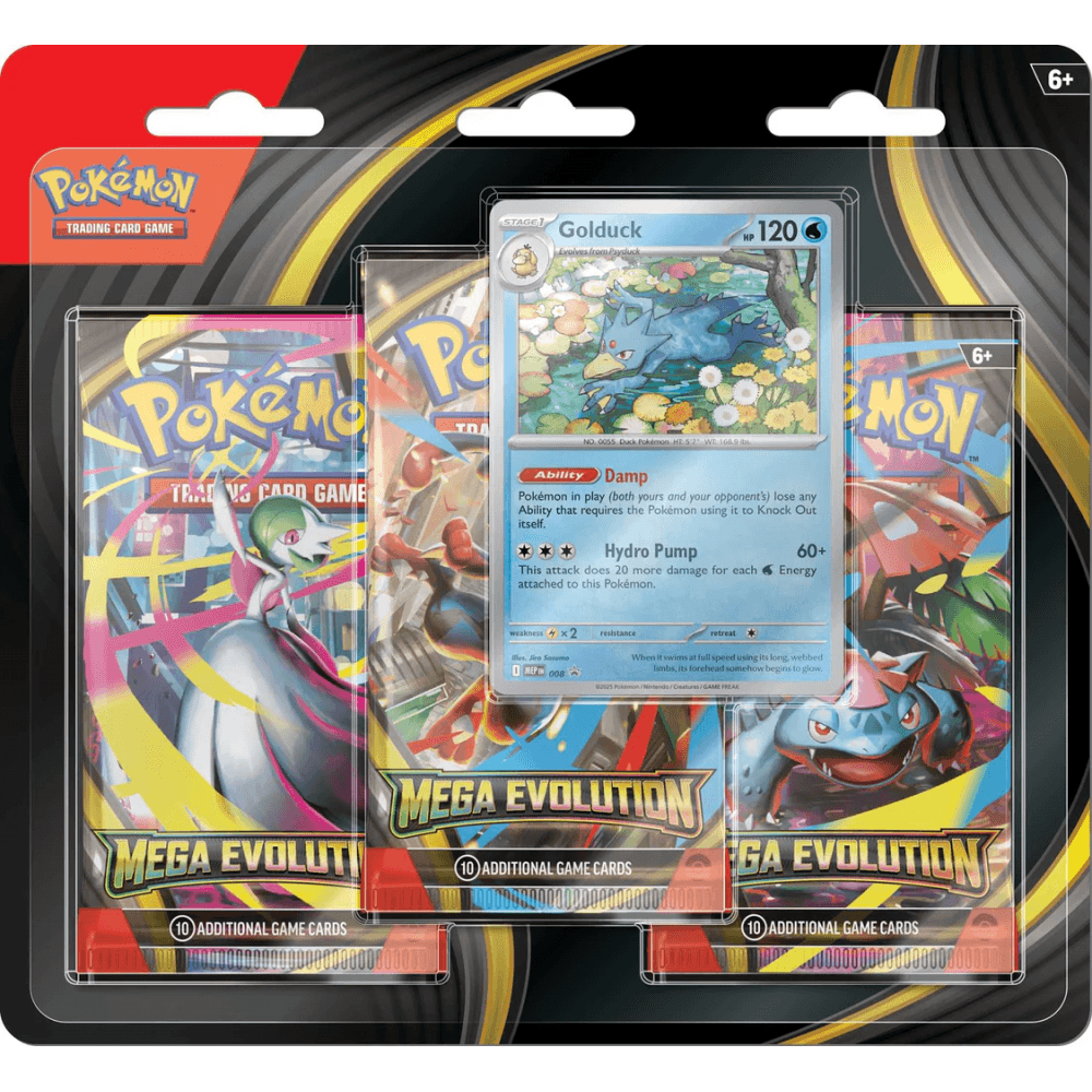 Pokémon TCG: Mega Evolution - 3 - pack - Beanie Games
