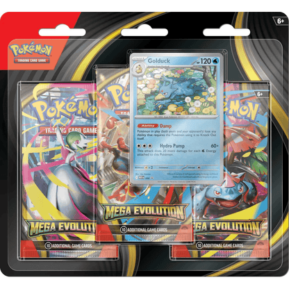 Pokémon TCG: Mega Evolution - 3 - pack - Beanie Games