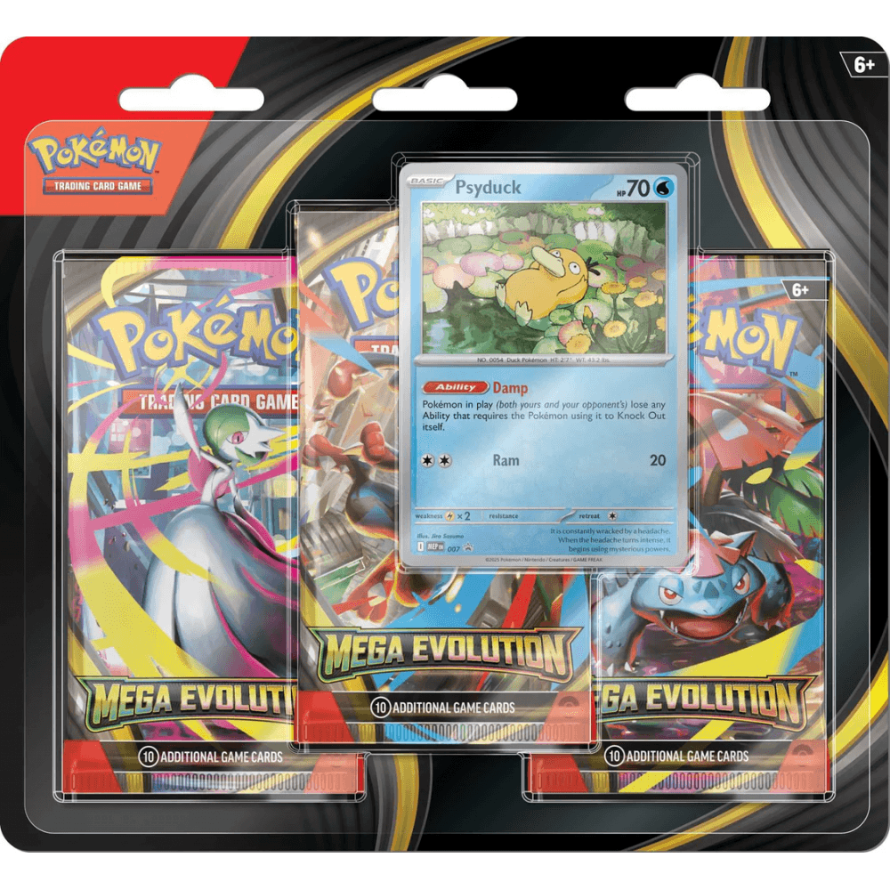 Pokémon TCG: Mega Evolution - 3 - pack - Beanie Games