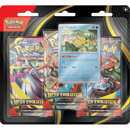 Pokémon TCG: Mega Evolution - 3 - pack - Beanie Games