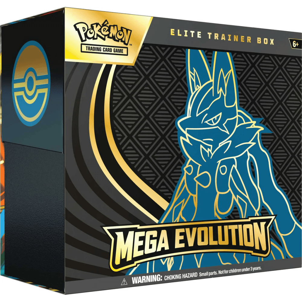 Pokémon TCG: Mega Evolution - Elite Trainer Box - Lucario - Beanie Games