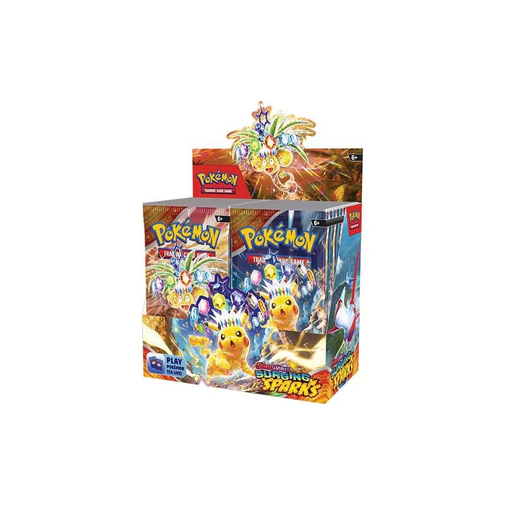 Pokemon TCG: Surging Sparks Booster Box - Beanie Games