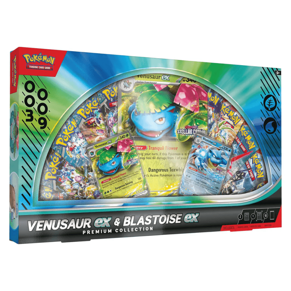 Pokémon TCG: Venusaur /Blastoise ex Premium Collection - Beanie Games