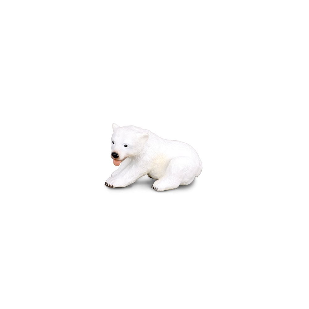 Polar Bear Cub Sitting - Beanie Games